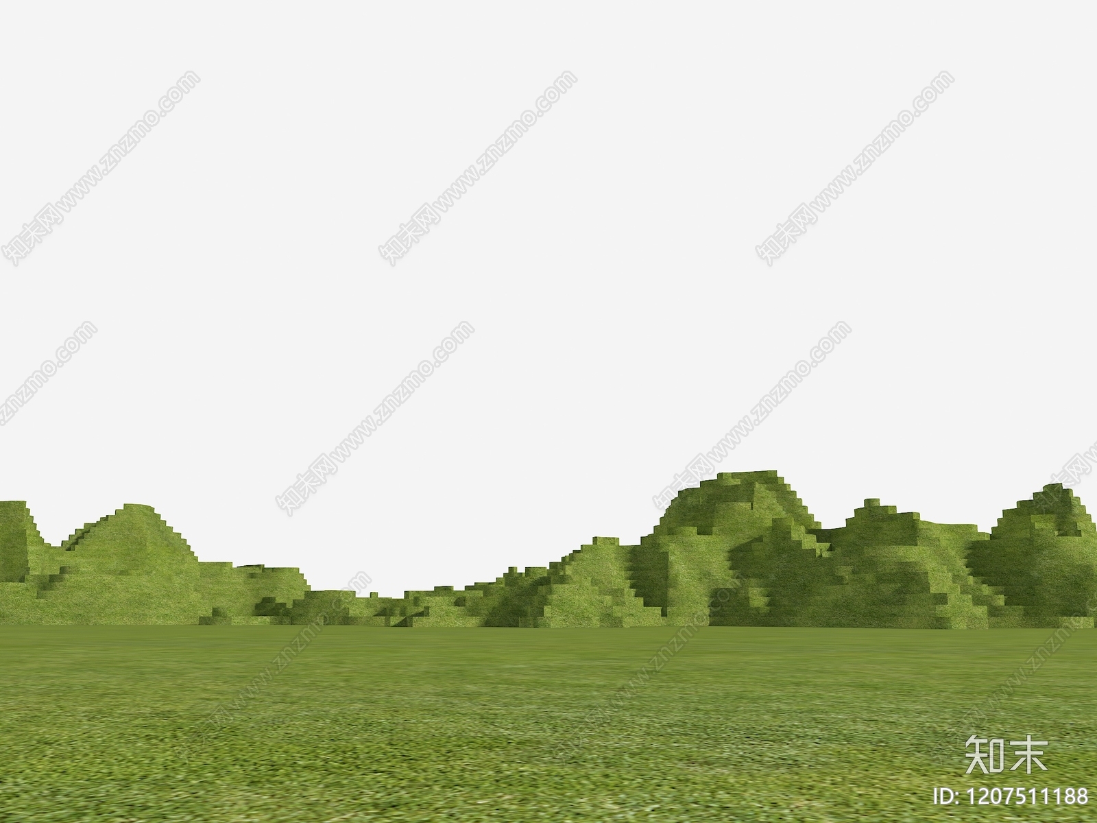 现代山SU模型下载【ID:1207511188】