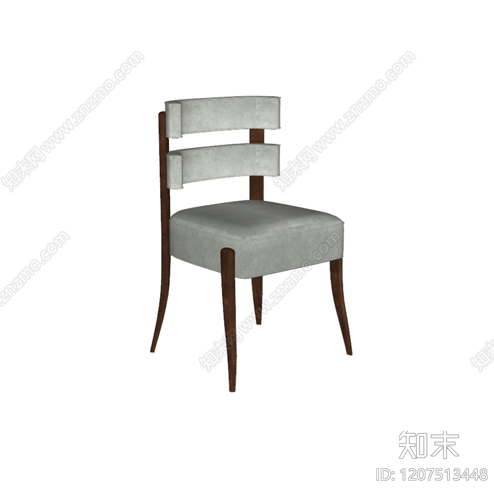 现代意式餐椅SU模型下载【ID:1207513448】