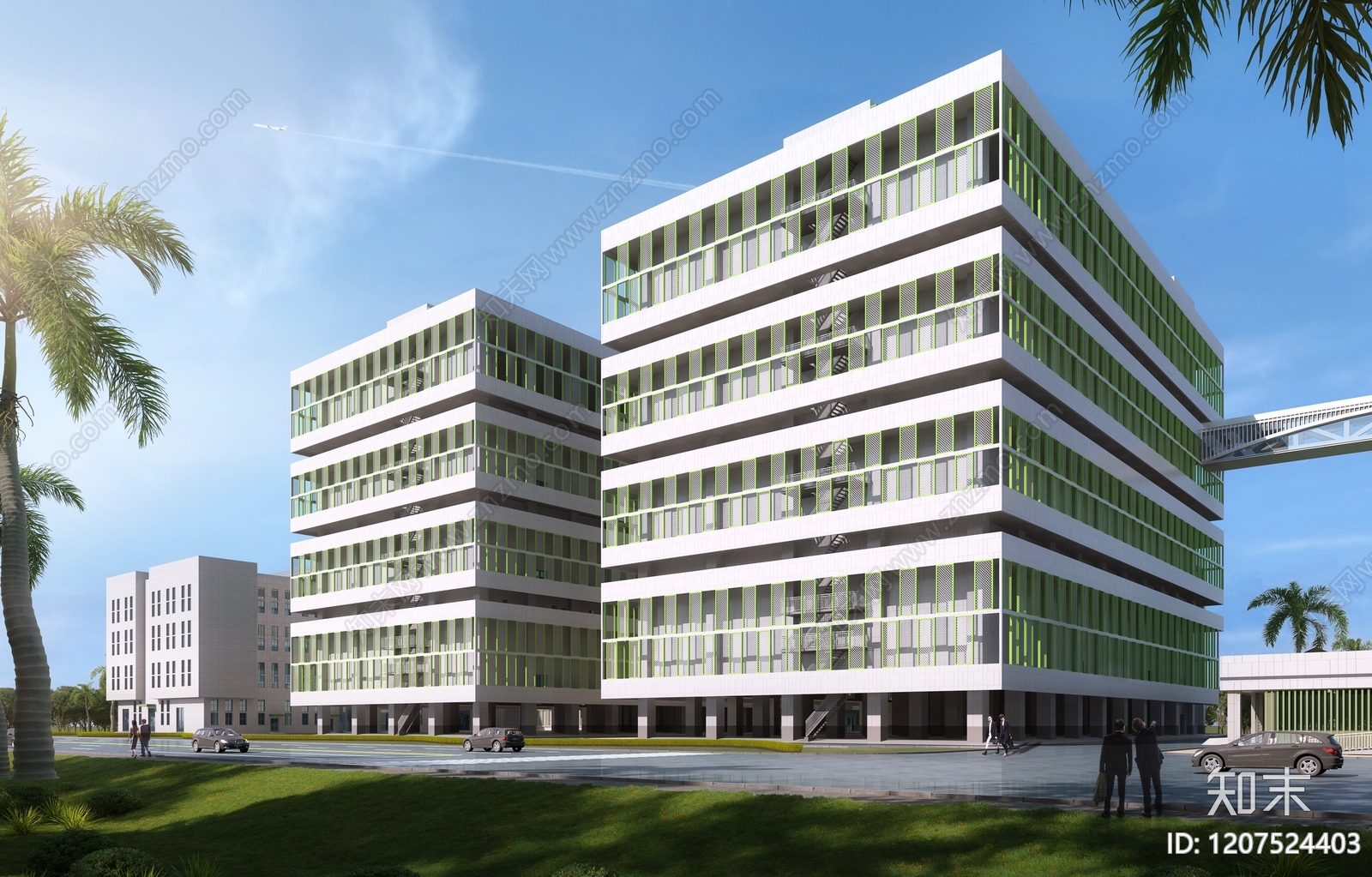 现代仓库SU模型下载【ID:1207524403】