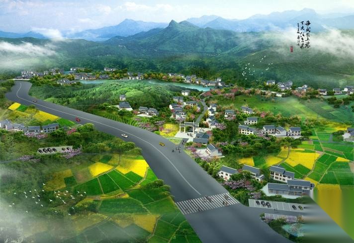 [湖南]望城光明村美丽乡村五谷八景旅游区建设规划文本cad施工图下载【ID:151709110】