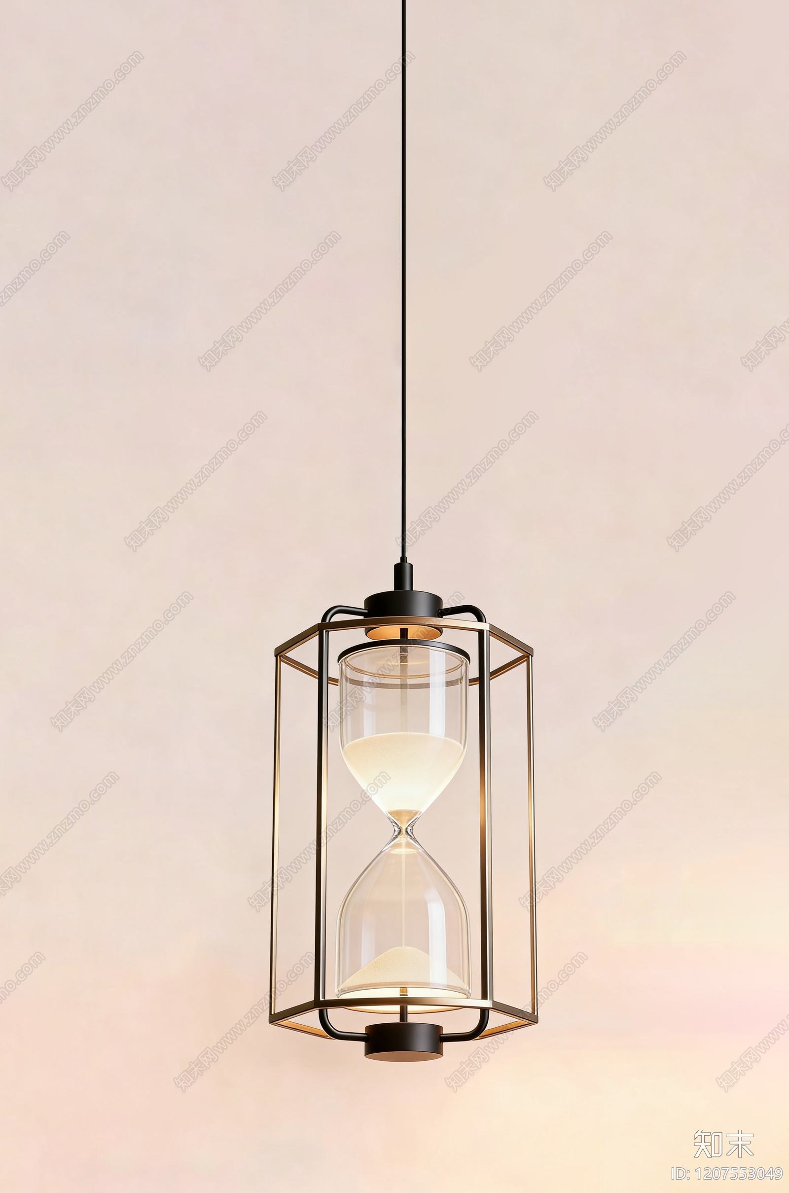 新中式中古吊灯SU模型下载【ID:1207553049】