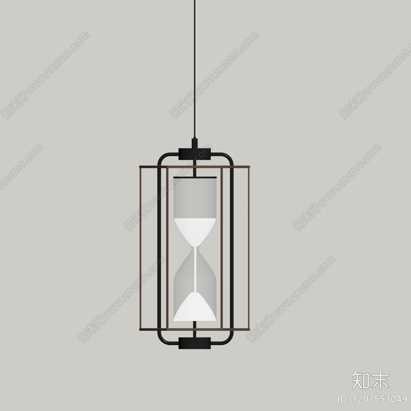 新中式中古吊灯SU模型下载【ID:1207553049】