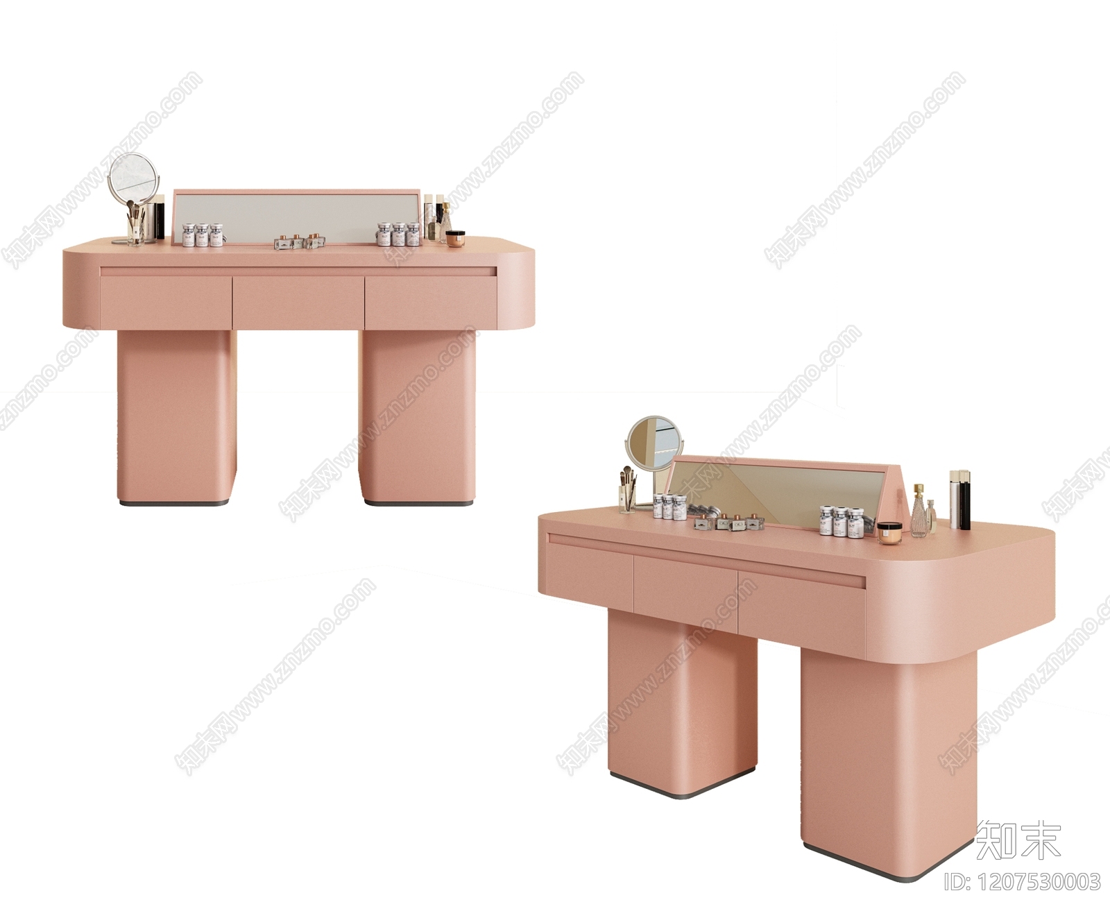 现代化妆品展台3D模型下载【ID:1207530003】