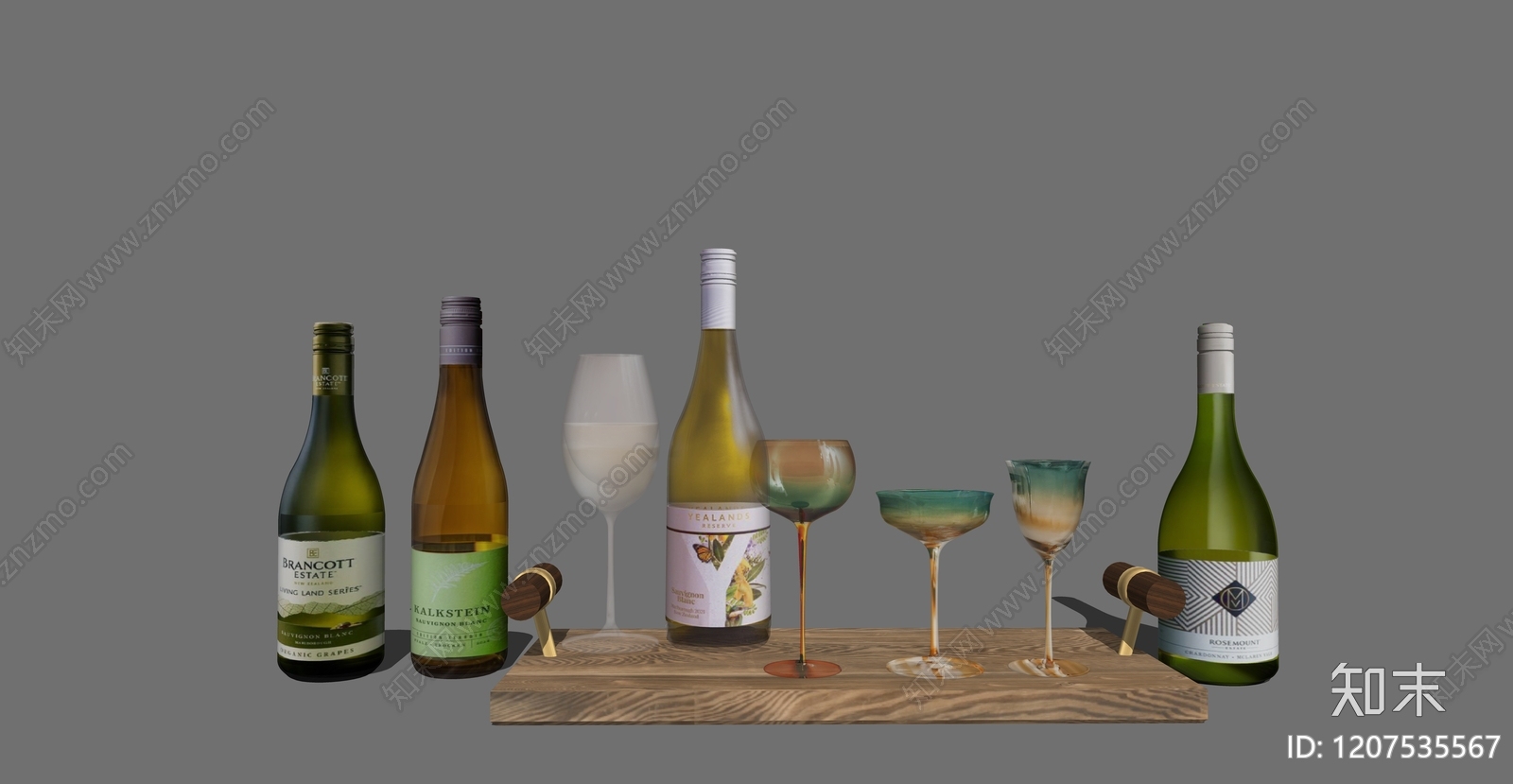酒具SU模型下载【ID:1207535567】