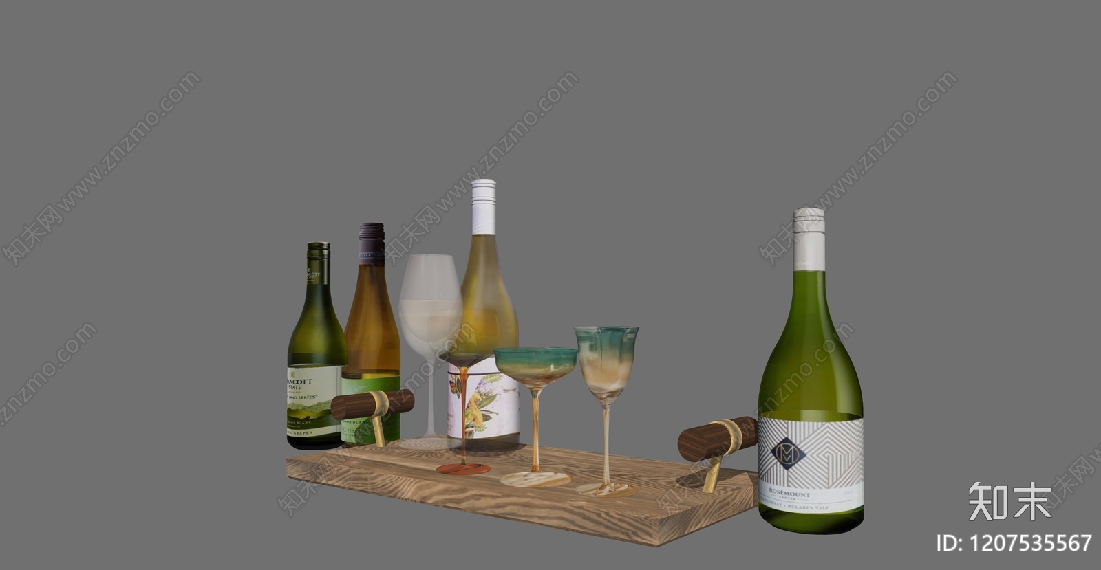 酒具SU模型下载【ID:1207535567】