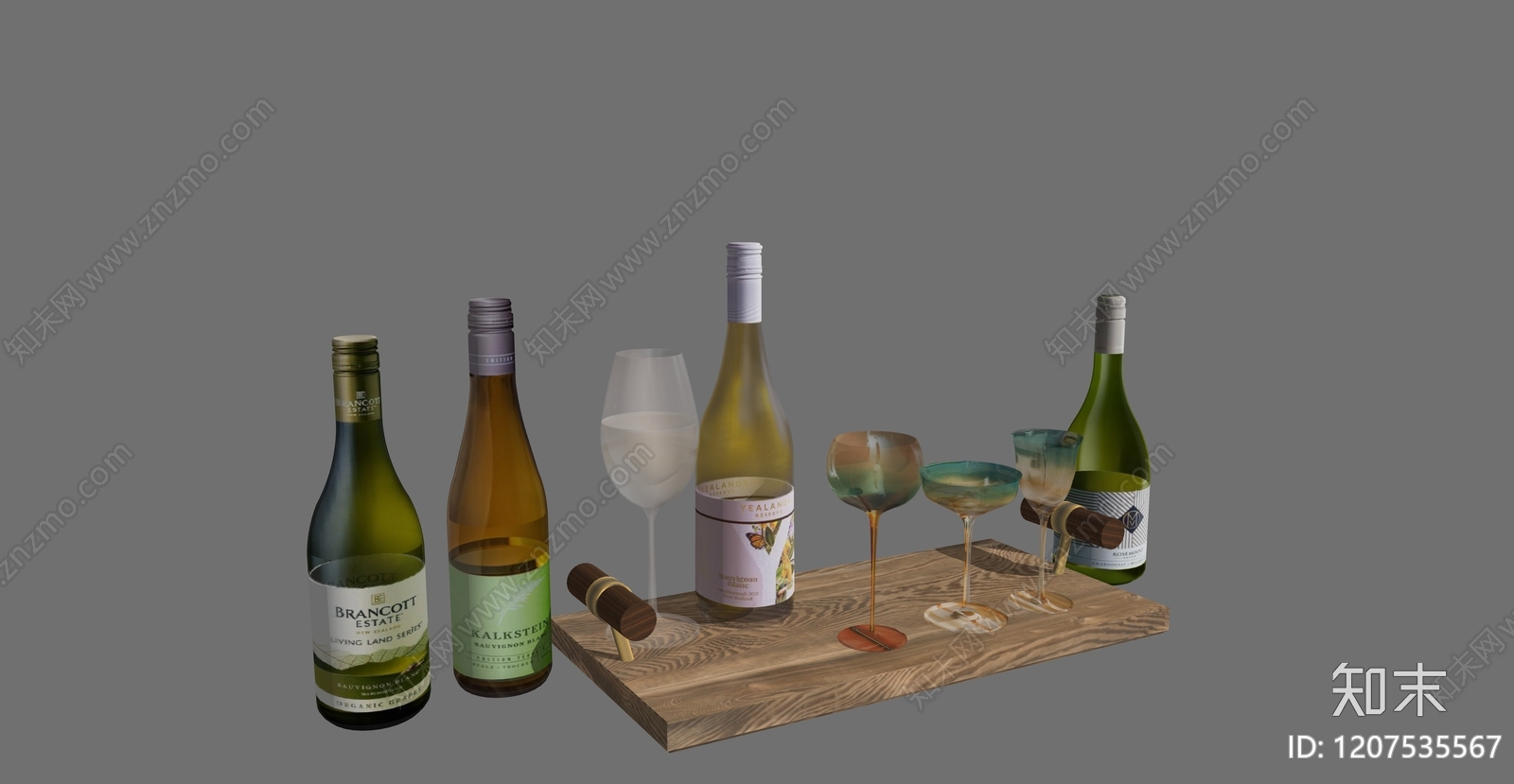 酒具SU模型下载【ID:1207535567】