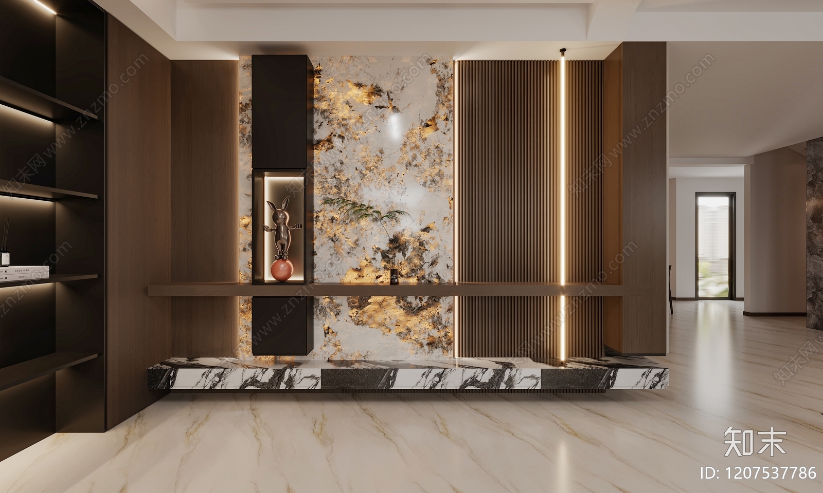 意式玄关3D模型下载【ID:1207537786】