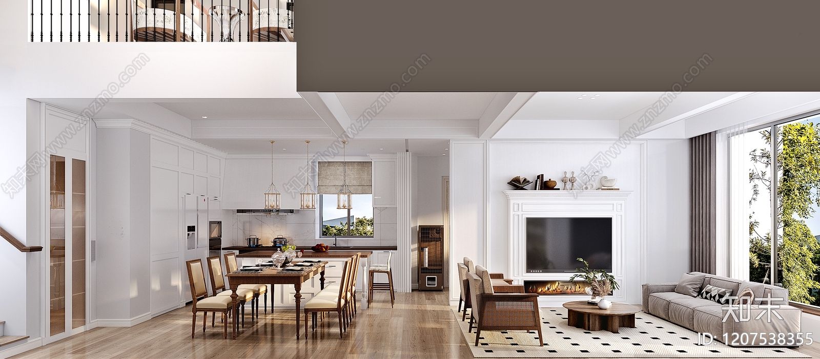 法式奶油别墅下载【ID:1207538355】