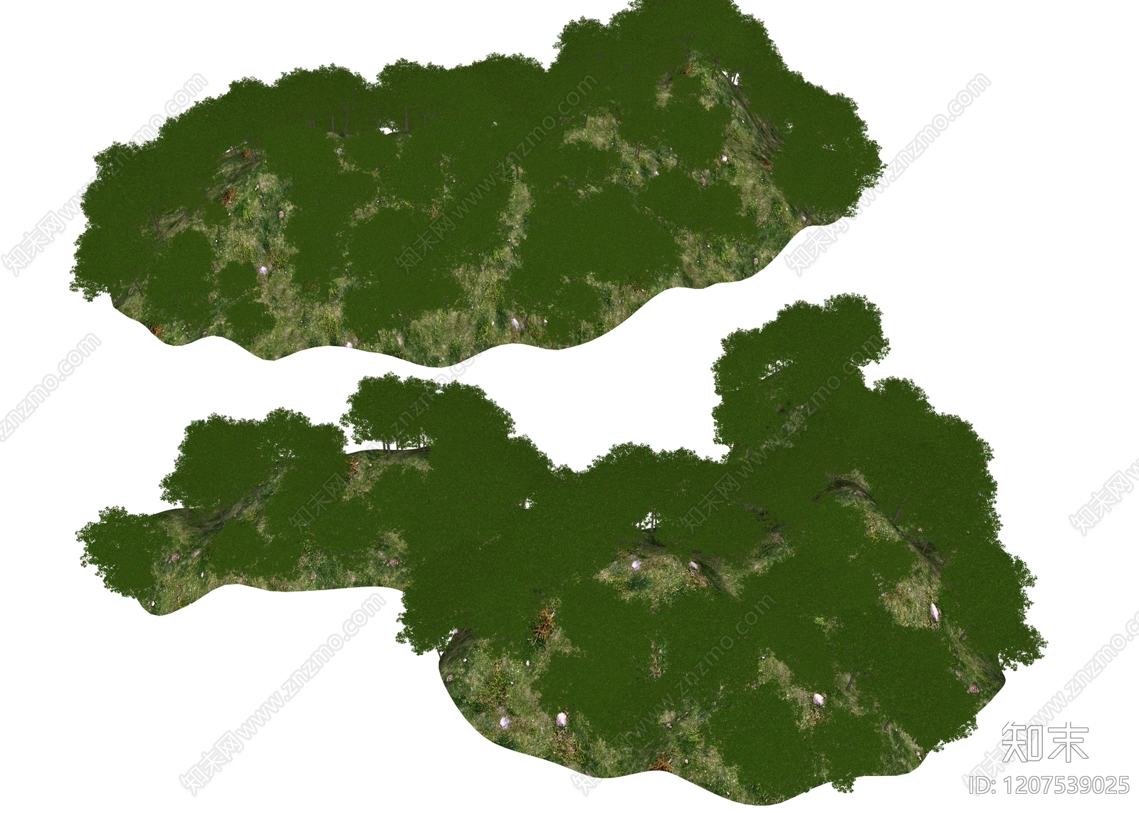 现代山SU模型下载【ID:1207539025】