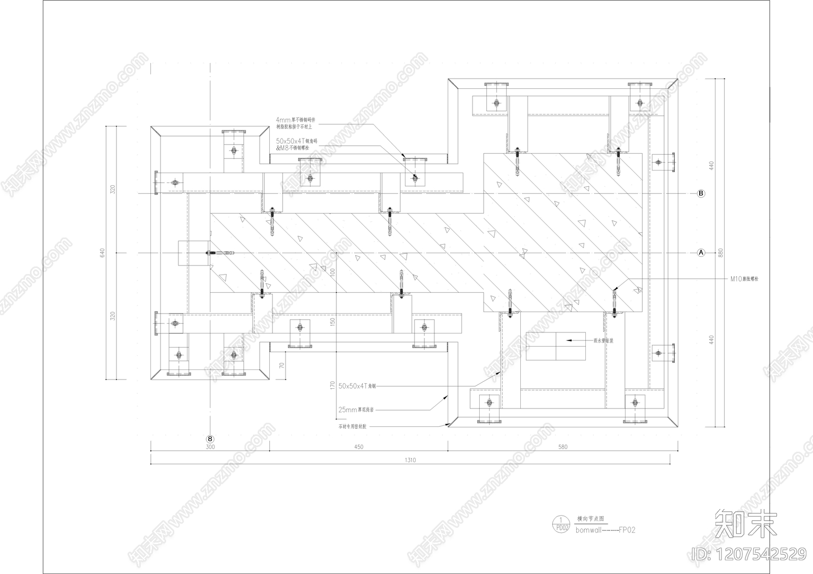 法式建筑综合节点cad施工图下载【ID:1207542529】
