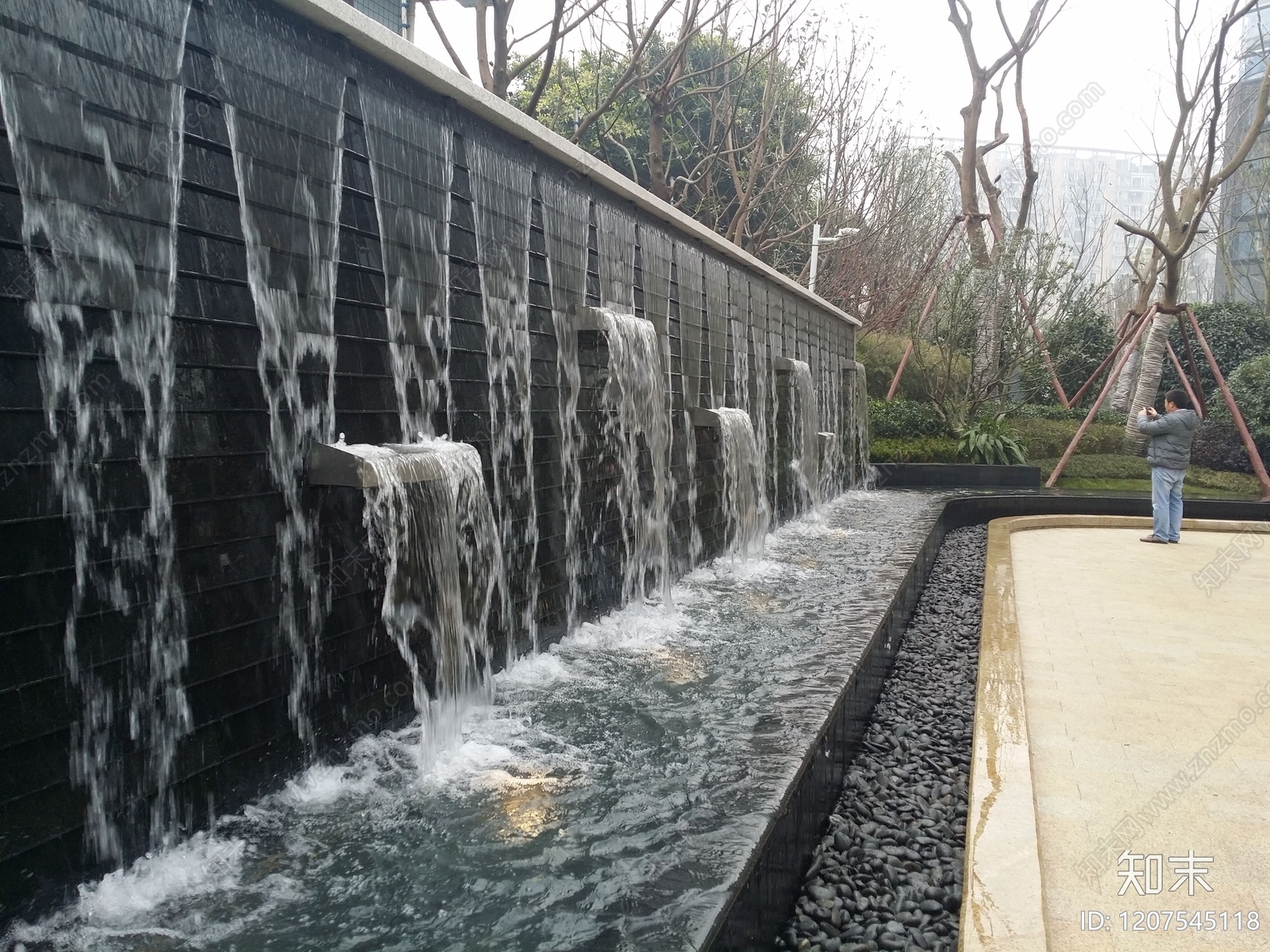 跌水景观施工图下载【ID:1207545118】