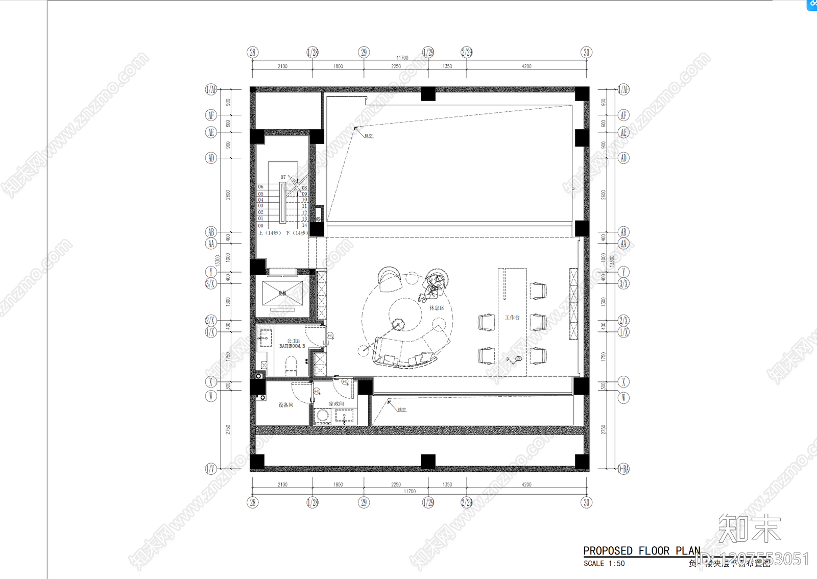 别墅cad施工图下载【ID:1207553051】
