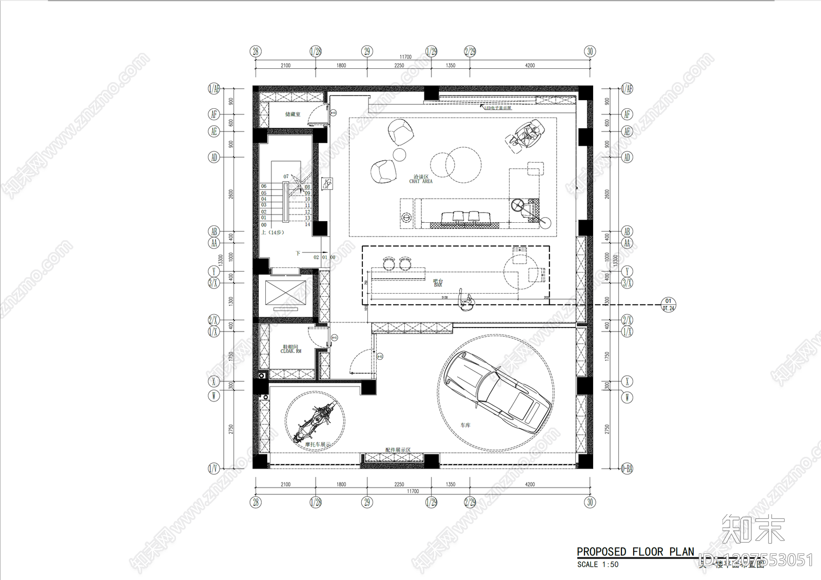 别墅cad施工图下载【ID:1207553051】