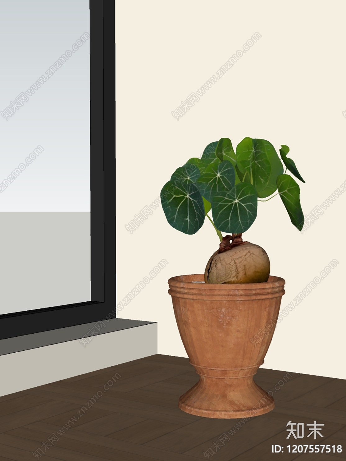 盆栽SU模型下载【ID:1207557518】