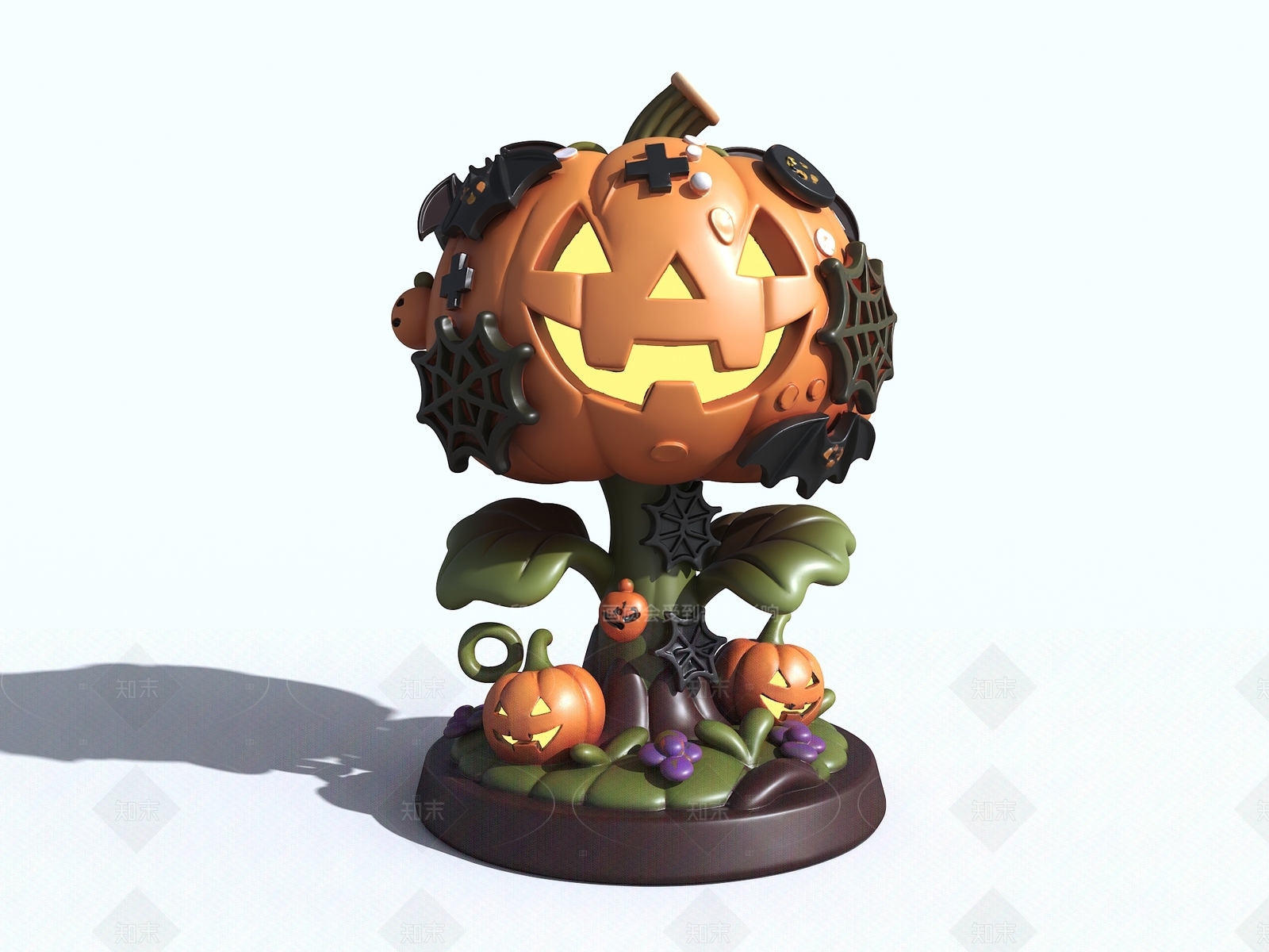 现代雕塑摆件3D模型下载【ID:1207561225】