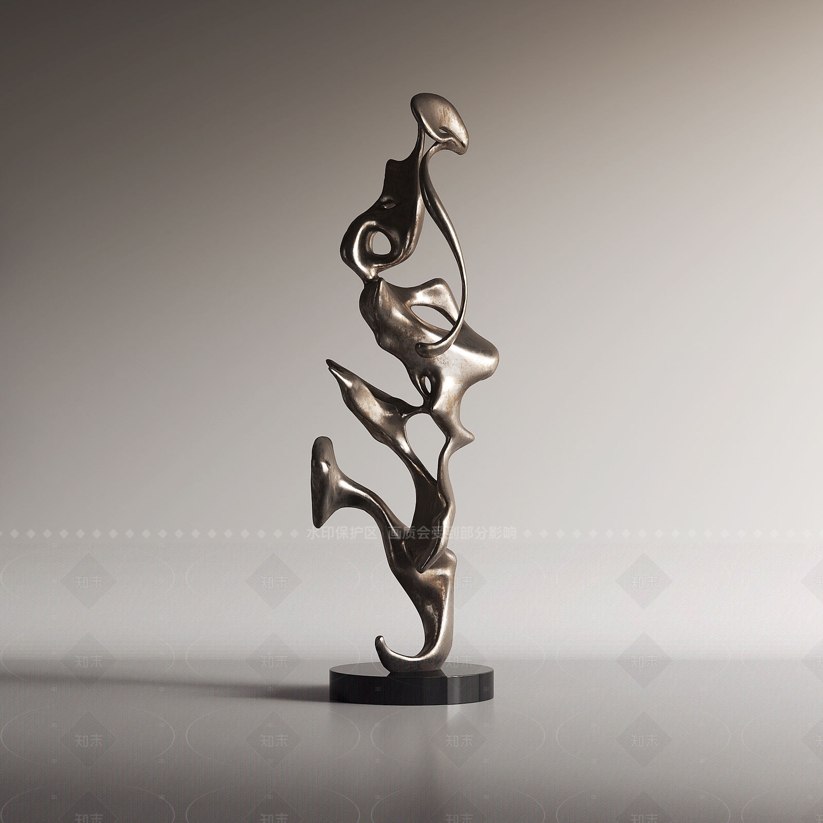 现代意式雕塑摆件3D模型下载【ID:1207571826】