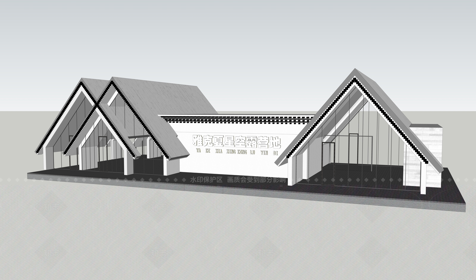 现代其他公共建筑SU模型下载【ID:1207573507】