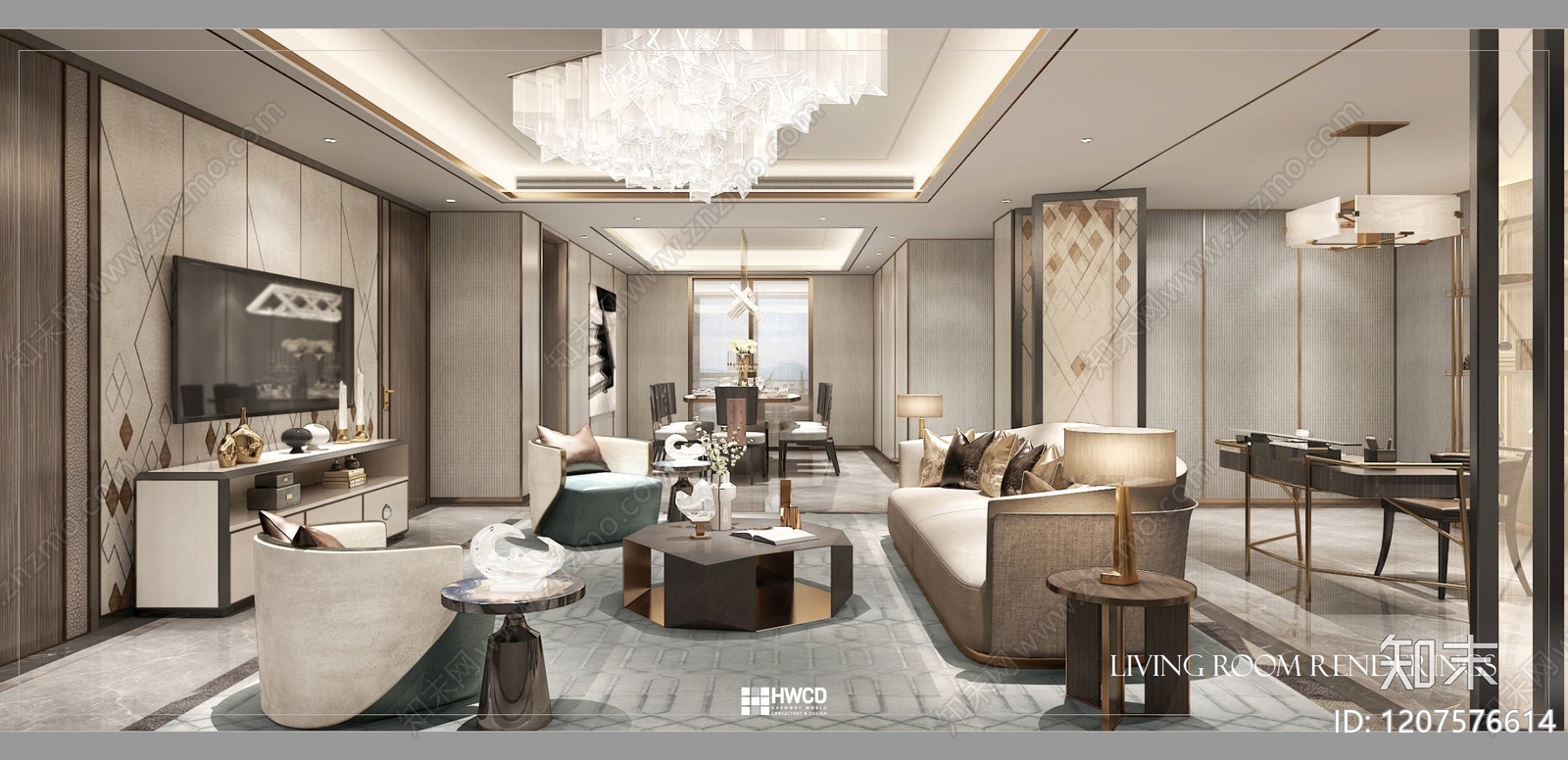 现代样板间下载【ID:1207576614】