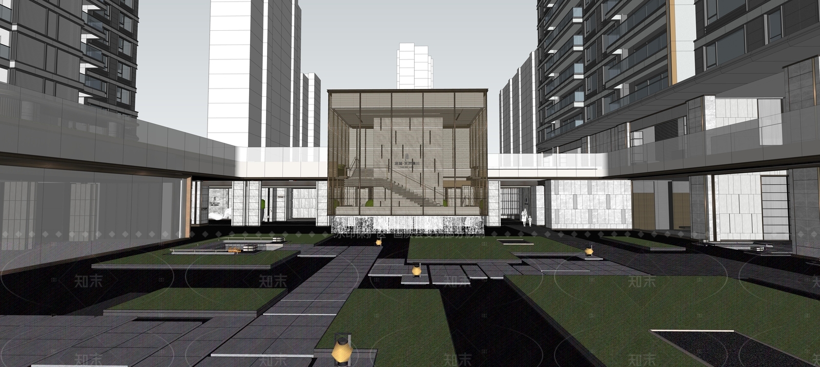 现代小公建SU模型下载【ID:1207653160】