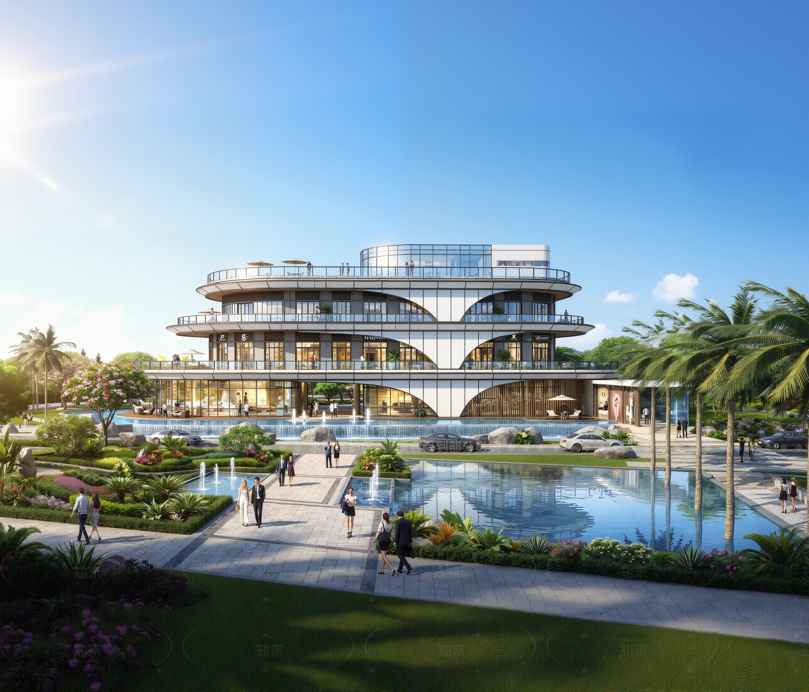 现代小公建SU模型下载【ID:1207659557】