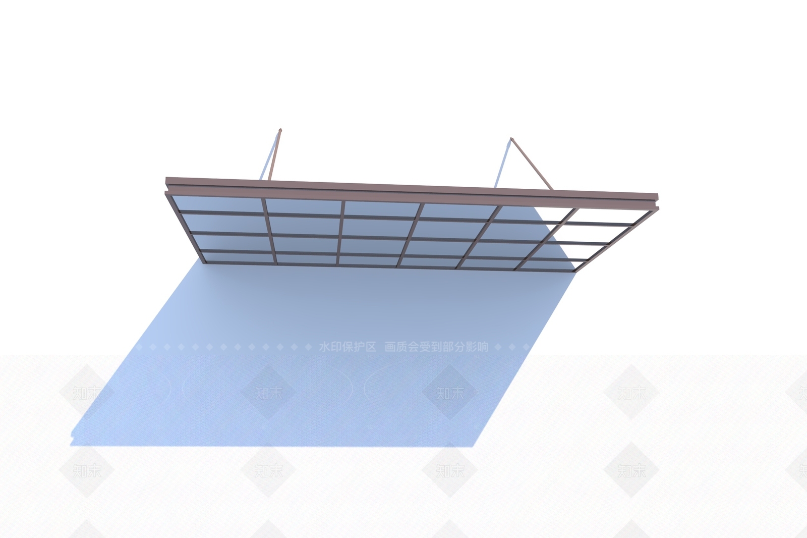 现代工业标准厂房3D模型下载【ID:1207599222】