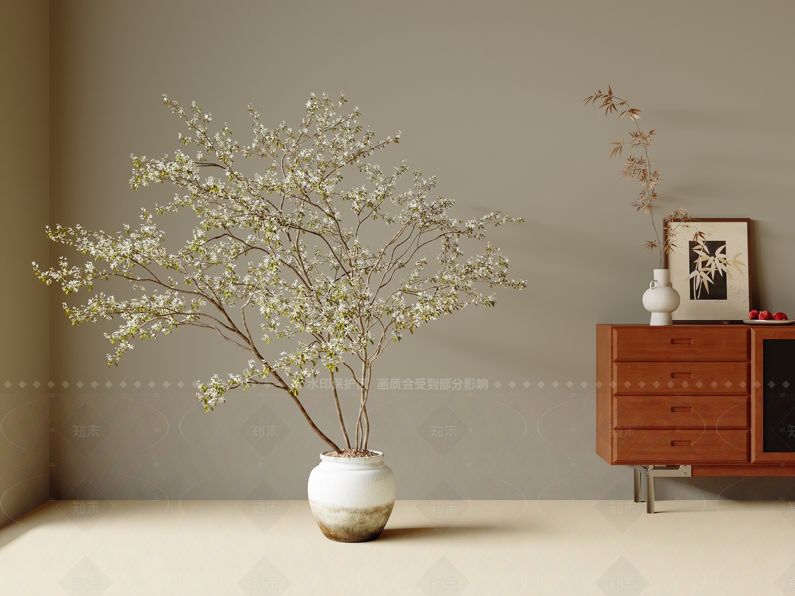 盆栽3D模型下载【ID:1207600964】