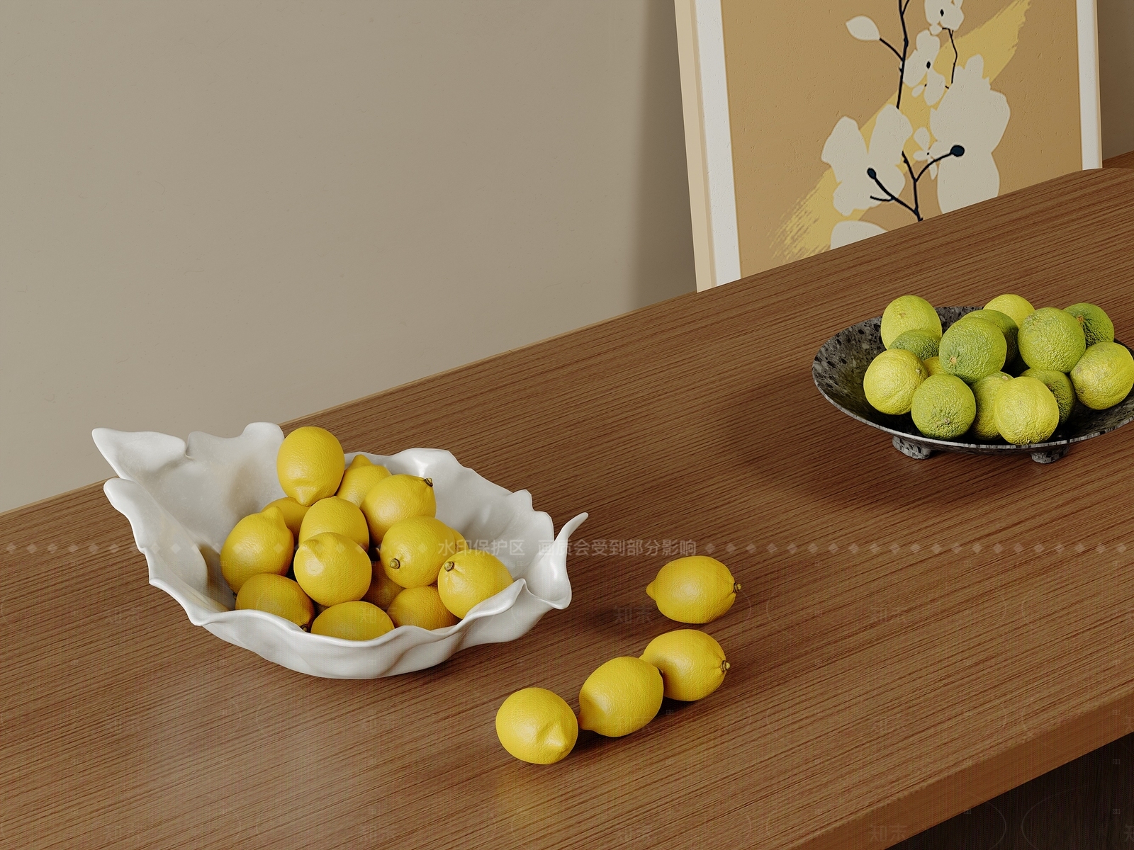 现代奶油摆件组合3D模型下载【ID:1207601703】