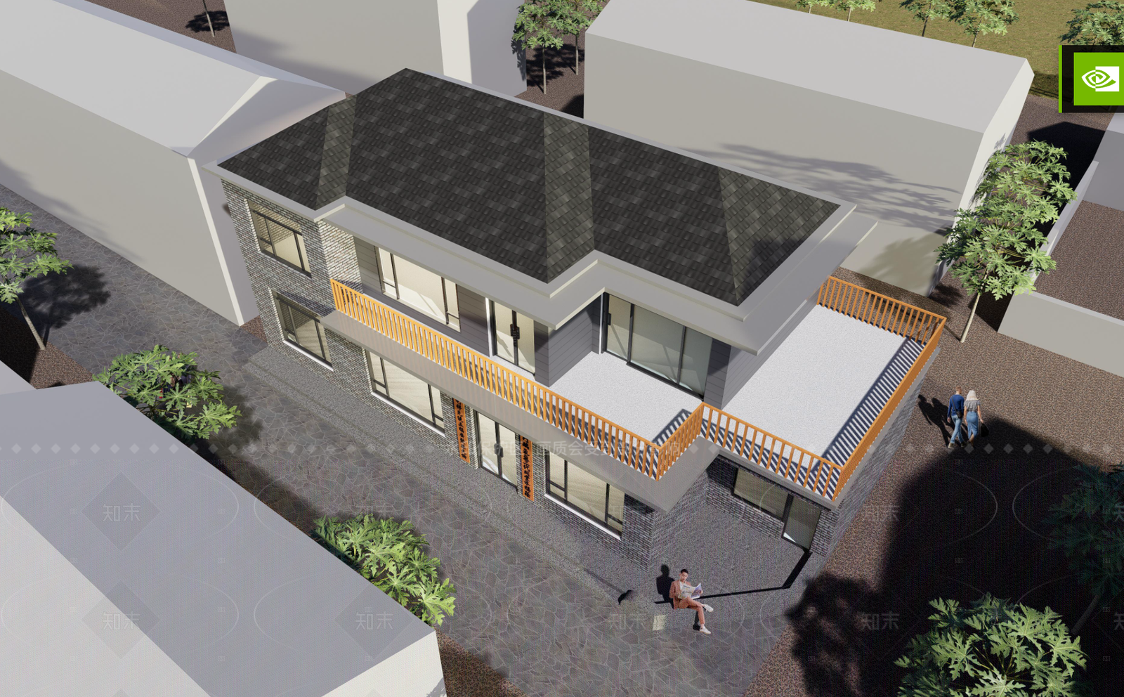 现代乡村民房SU模型下载【ID:1207794158】