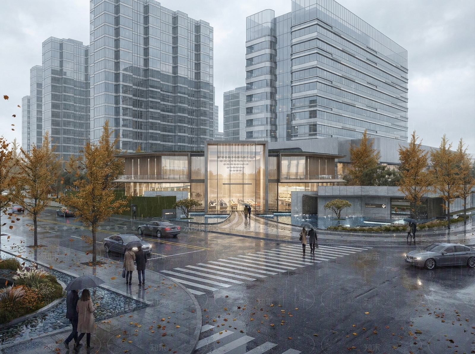 现代餐饮建筑SU模型下载【ID:1207659149】