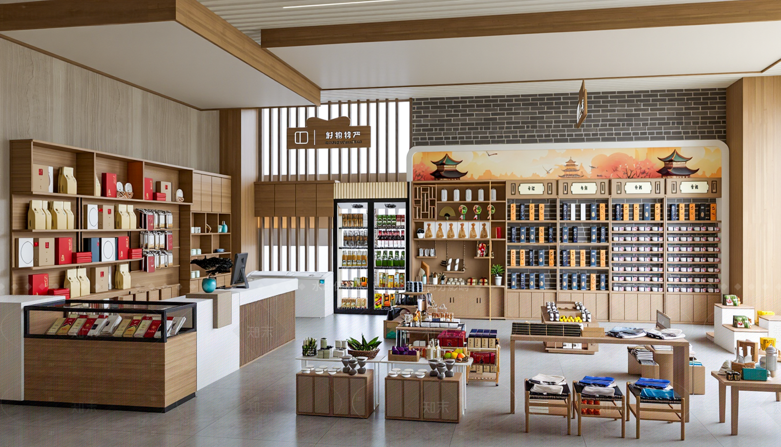 现代其他店铺SU模型下载【ID:1207606378】