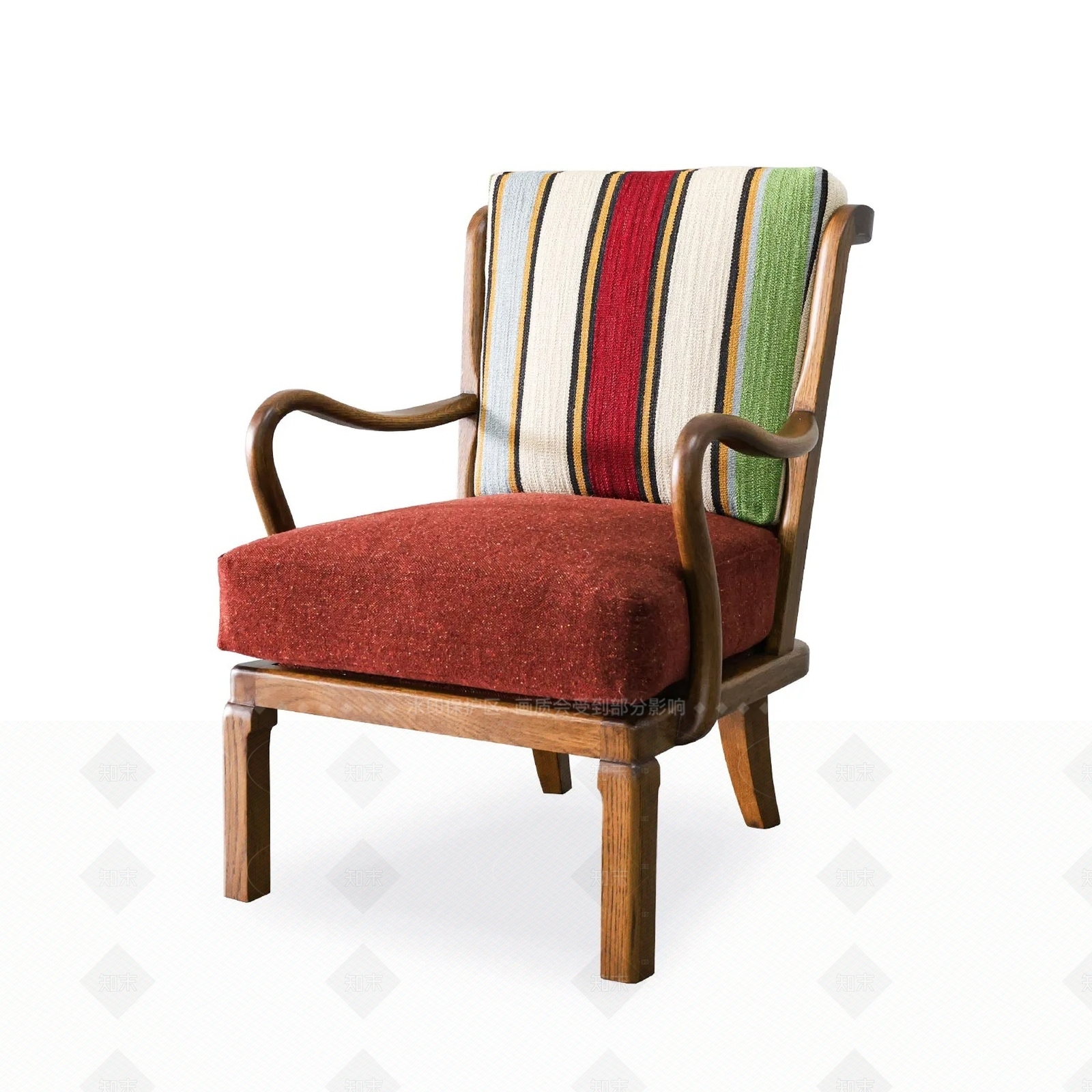 法式中式休闲椅SU模型下载【ID:1207616202】