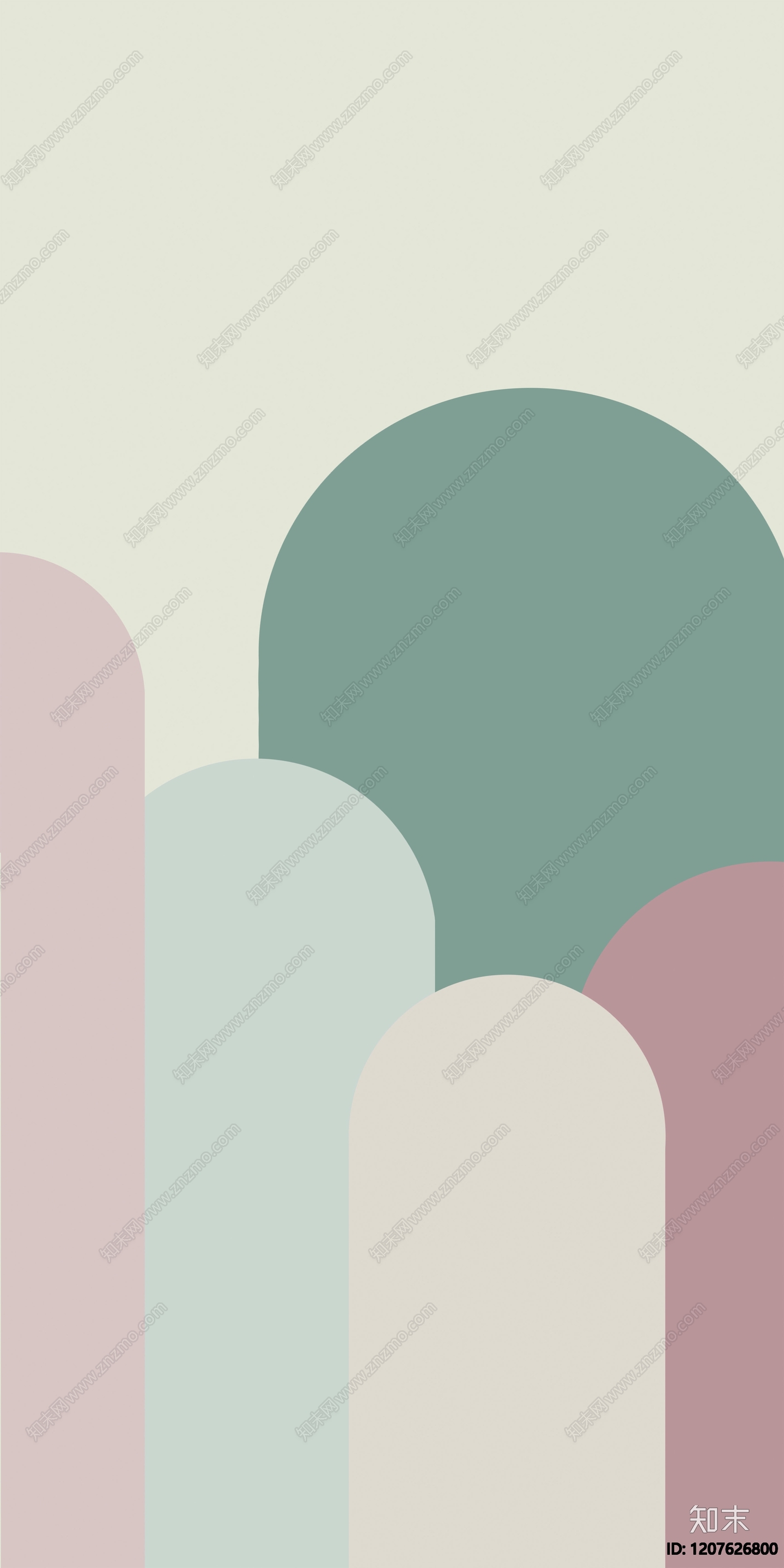 现代壁画贴图下载【ID:1207626800】