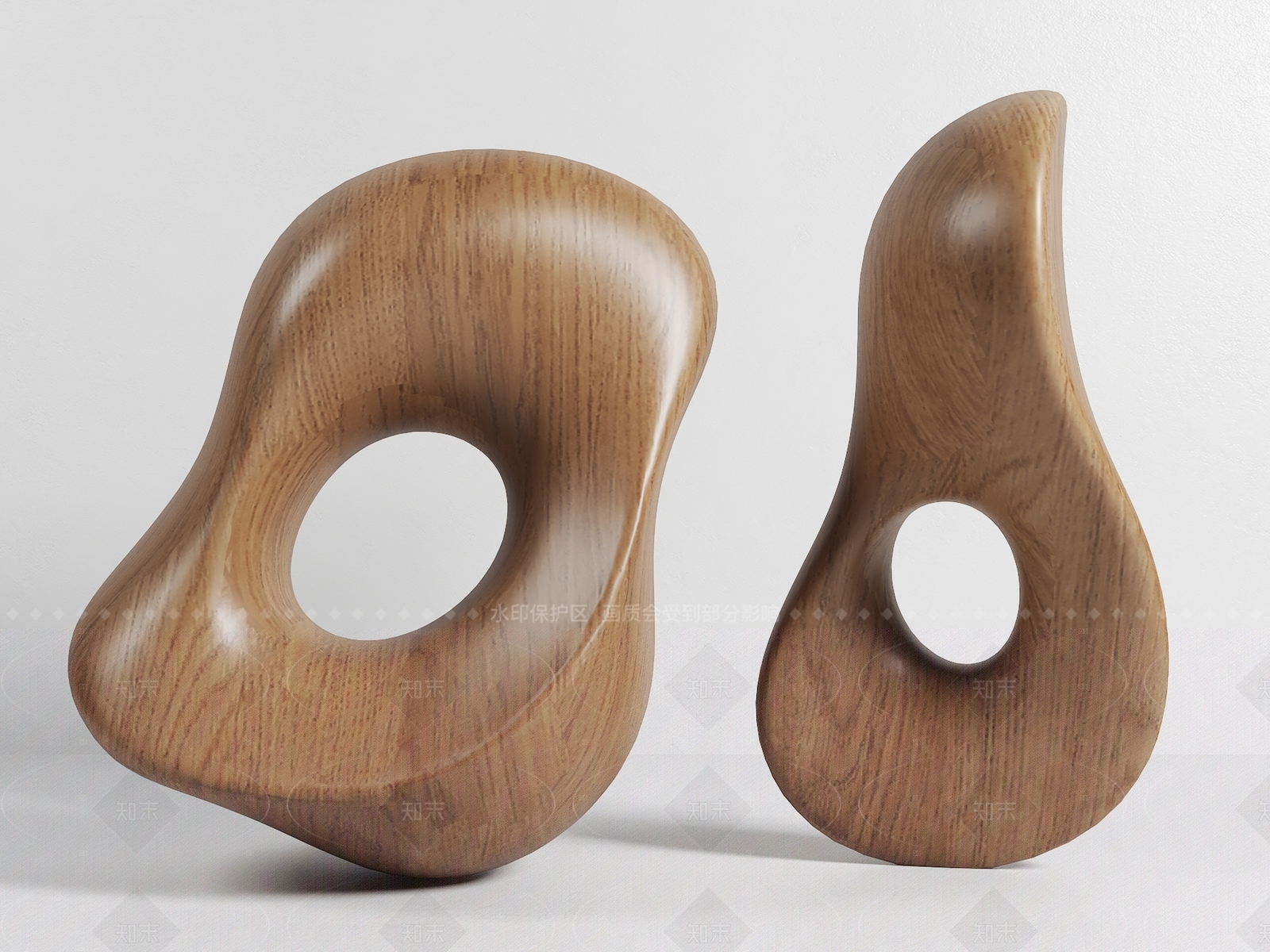 现代雕塑摆件SU模型下载【ID:1207629335】