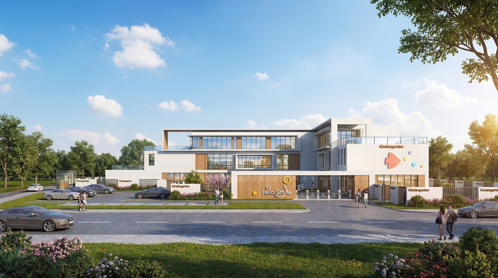 现代幼儿园SU模型下载【ID:1207633197】