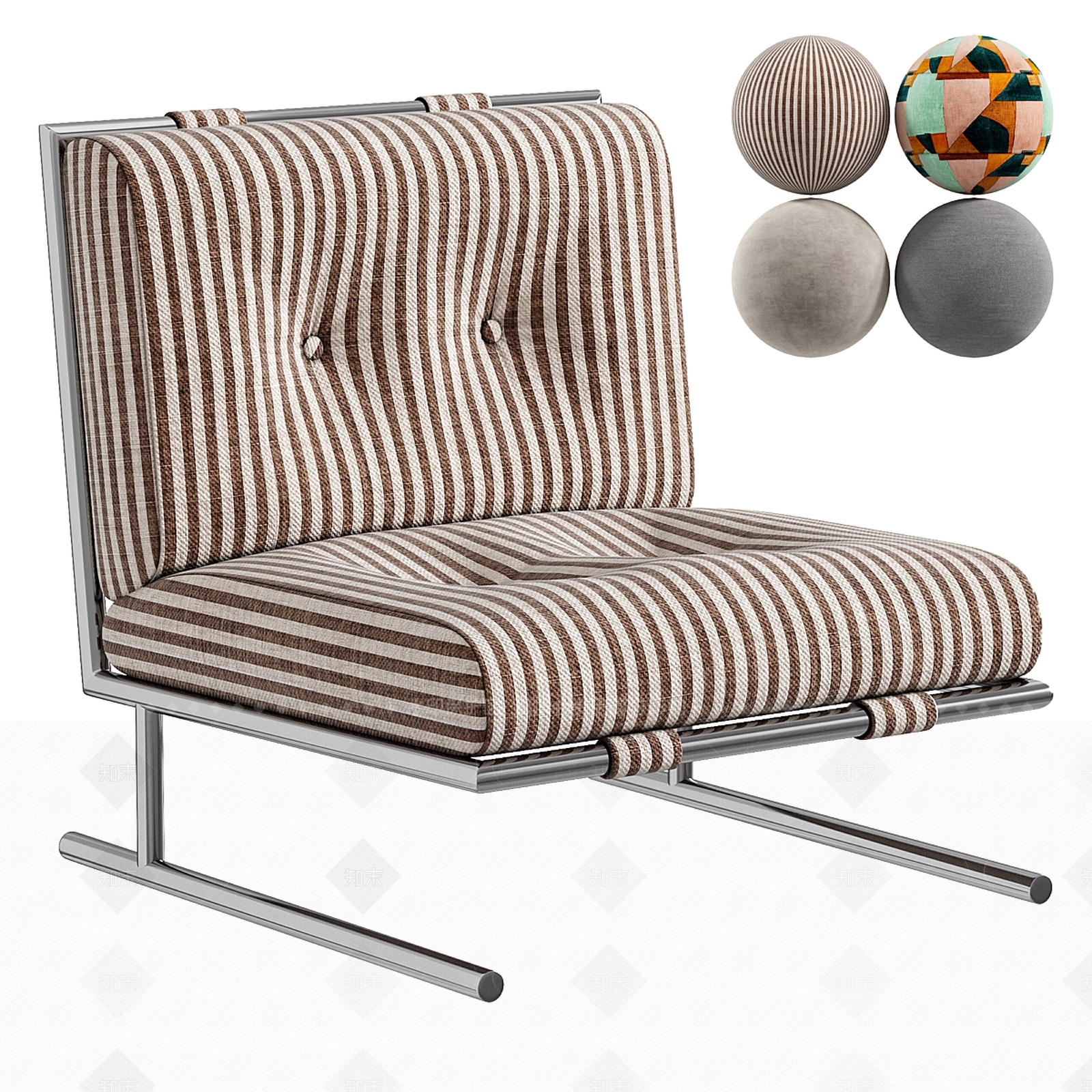 现代欧式躺椅3D模型下载【ID:1207641077】