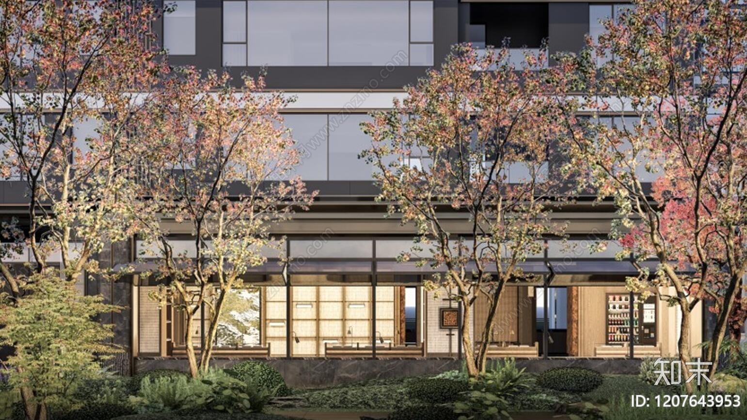 现代电梯厅施工图下载【ID:1207643953】