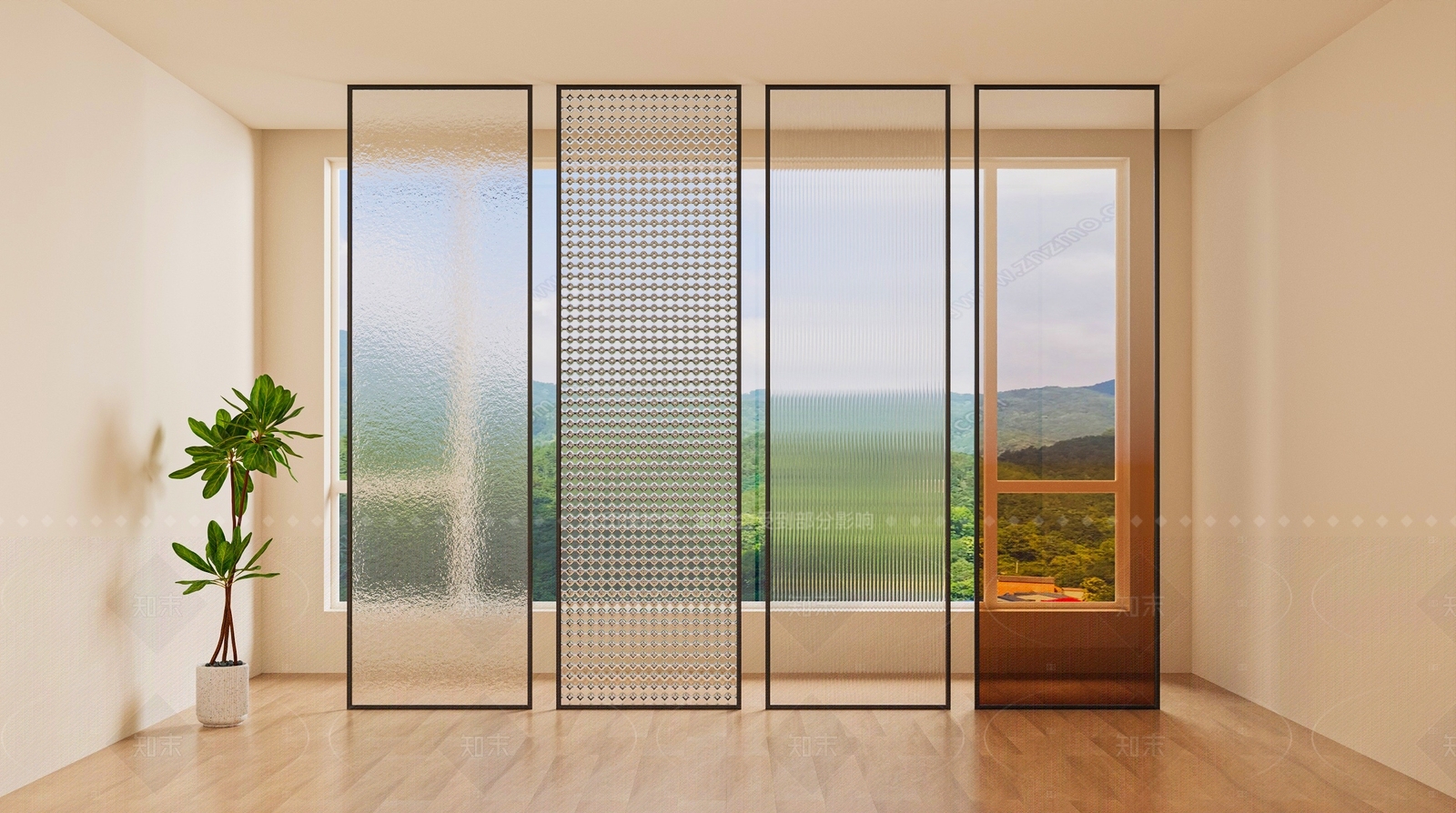 现代落地摆件3D模型下载【ID:1207644195】