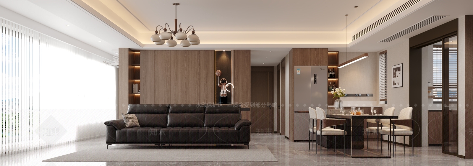 意式现代家居客厅3D模型下载【ID:1207648045】