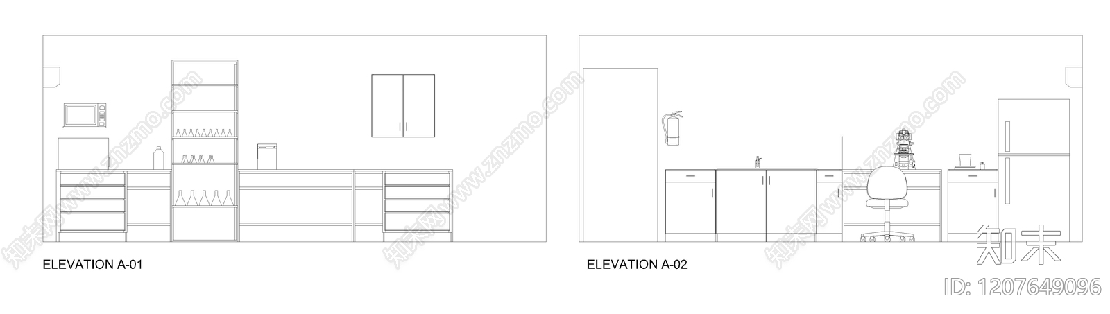 现代实验室cad施工图下载【ID:1207649096】