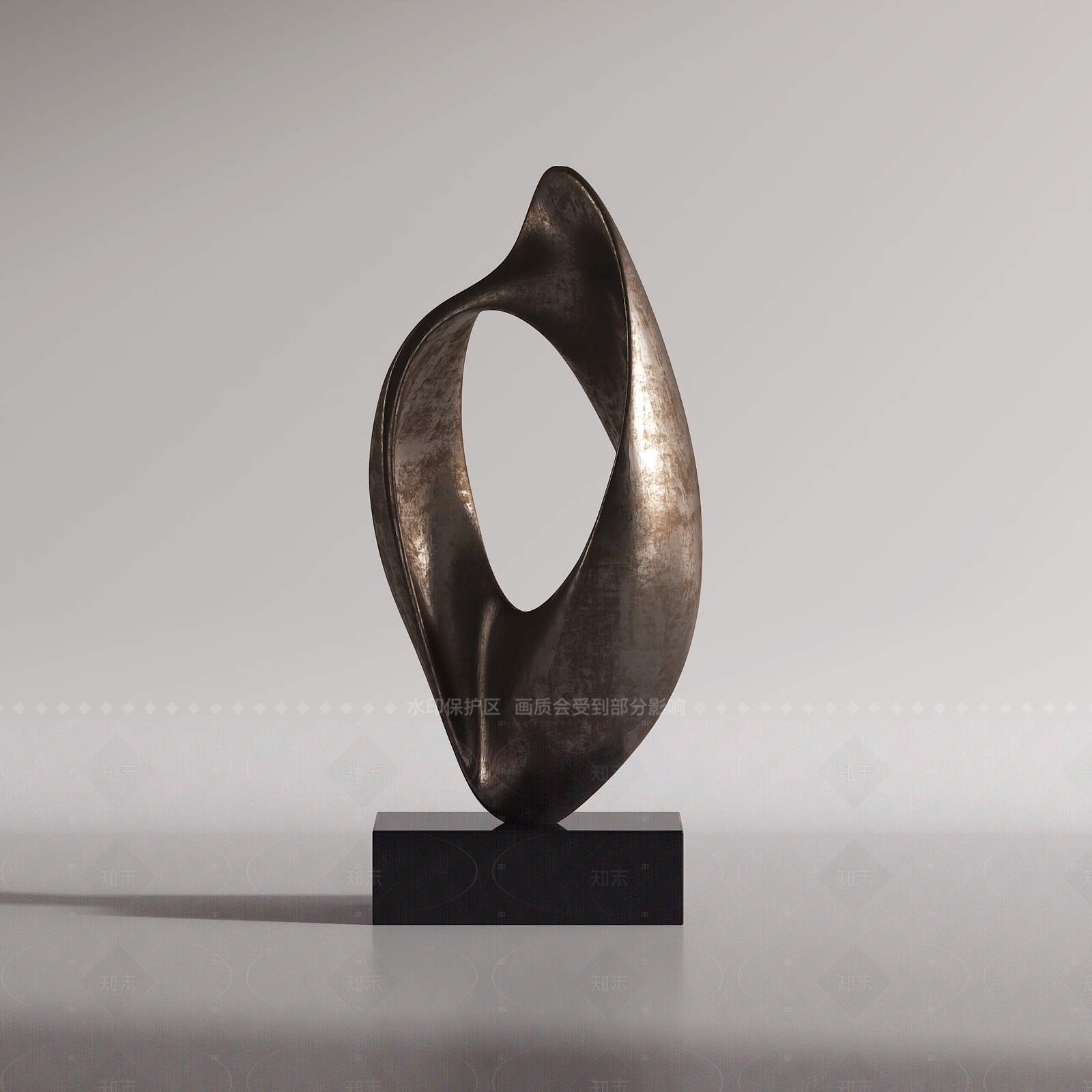 现代轻奢雕塑摆件3D模型下载【ID:1207652018】