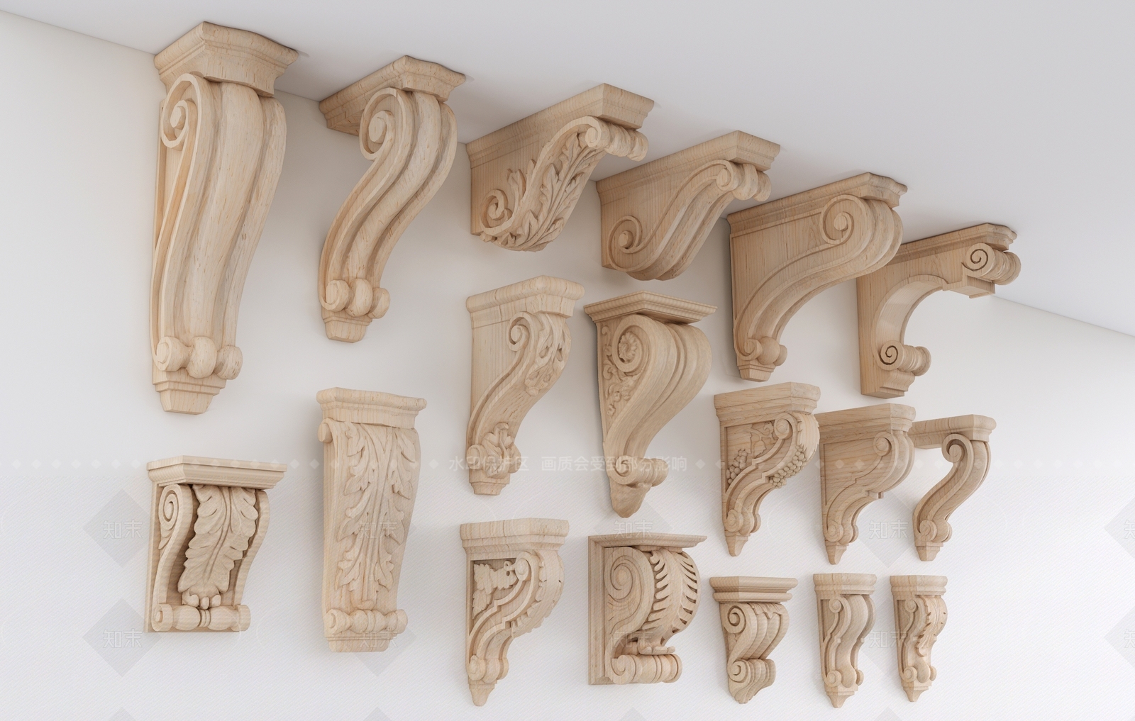 欧式雕花SU模型下载【ID:1207654446】