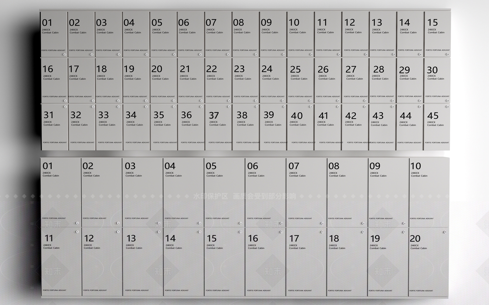 现代衣柜3D模型下载【ID:1207655777】