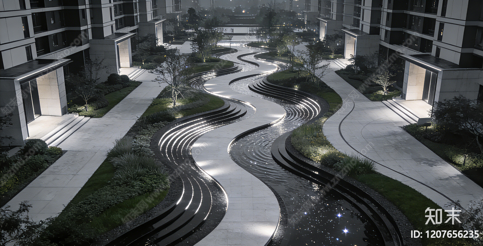 现代其它外景贴图下载【ID:1207656235】