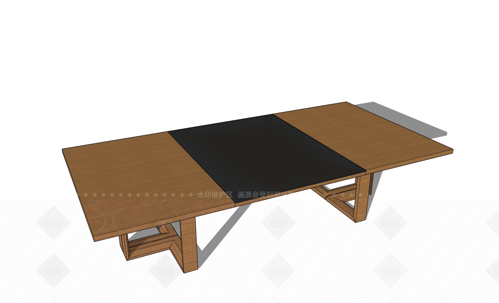 现代中式会议室SU模型下载【ID:1207657715】