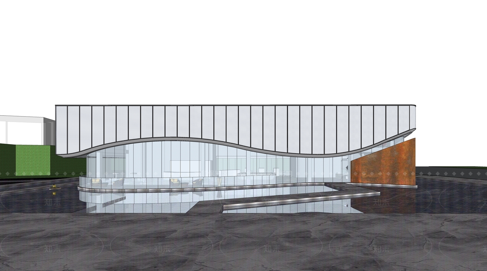 现代小公建SU模型下载【ID:1207658927】