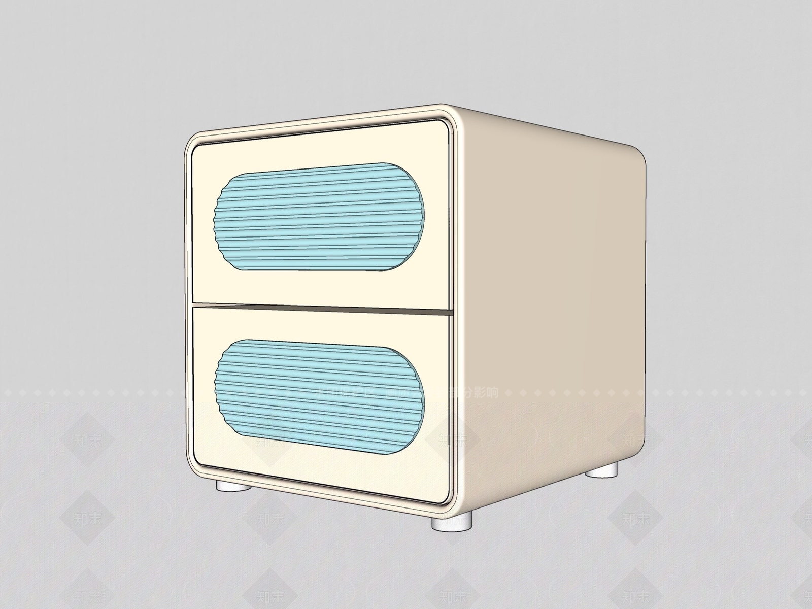 现代床头柜SU模型下载【ID:1207659654】