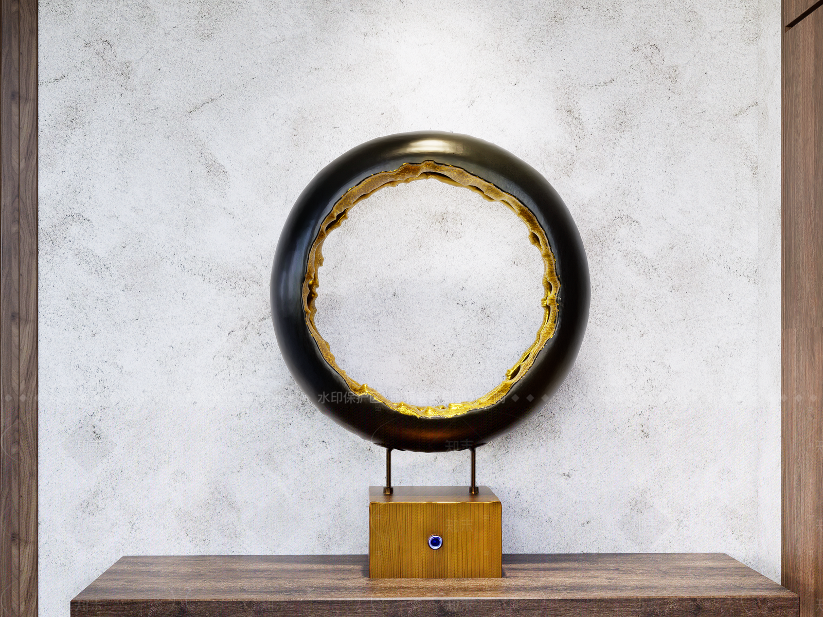 法式轻奢雕塑摆件SU模型下载【ID:1207660224】