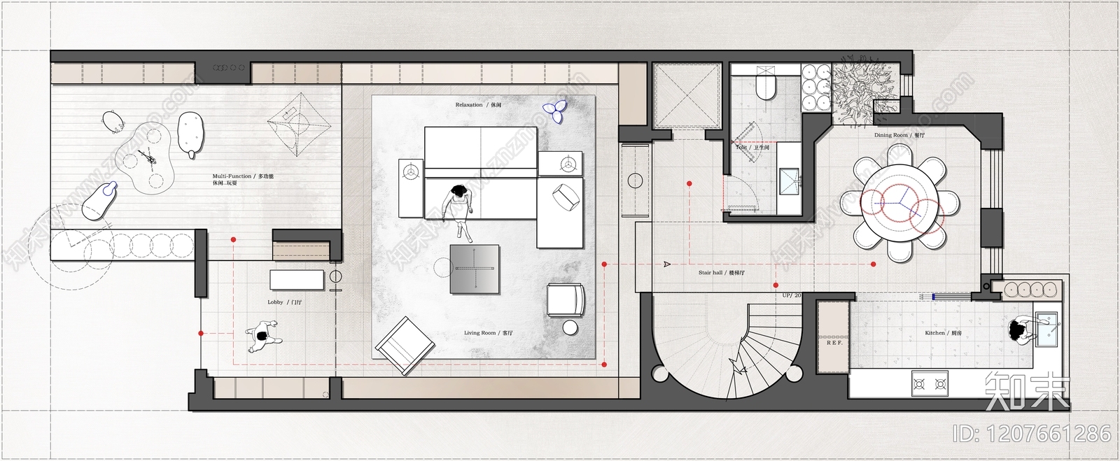 别墅施工图下载【ID:1207661286】