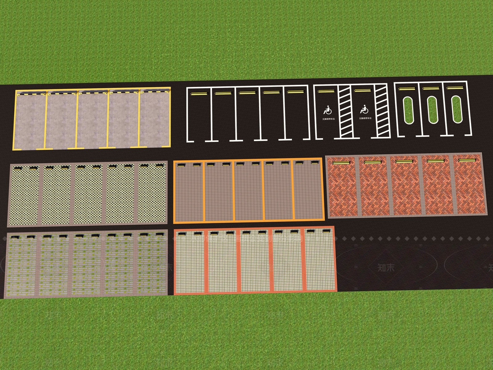 现代车行道路SU模型下载【ID:1207662271】