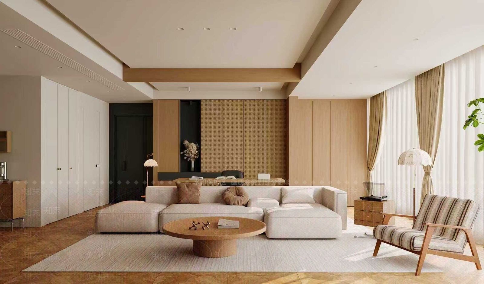木质餐边斗柜斗柜3D模型下载【ID:1227566622】